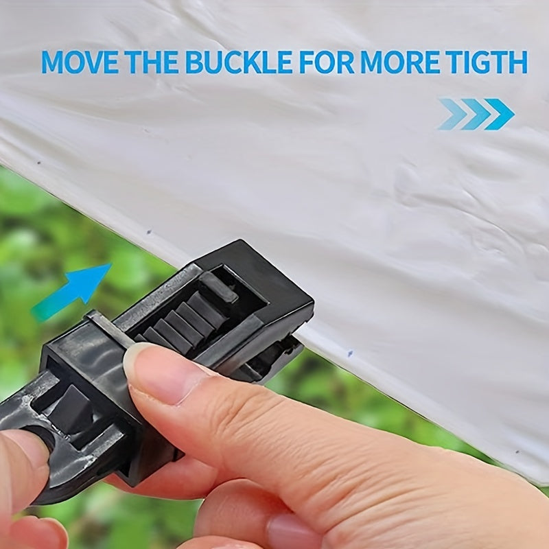6pcs Tent Fixing Clips Large Size Windbreak Hook Clip