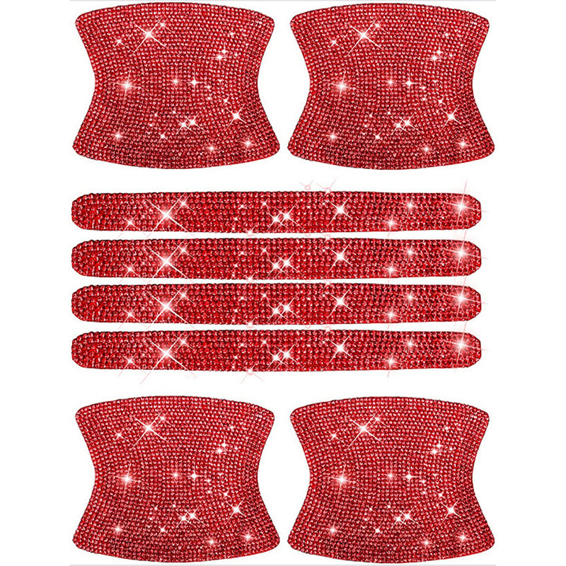 Rhinestone Car Door Handle Scratch Protector Stickers