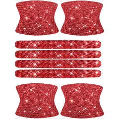 Rhinestone Car Door Handle Scratch Protector Stickers