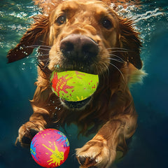 Pool Water Splash Balls Set of 2 Reusable Water Clo