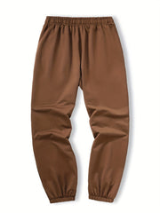 Men's Never Give Up Print Joggers Casual Sweatpants