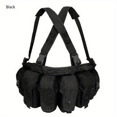 Quadruple Tactical Vest 600D Oxford Cloth Adjustable Training Clothing