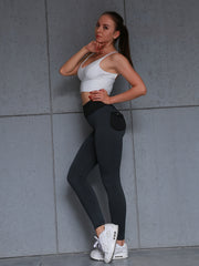 Honeycomb Fitness Butt Lifting Yoga Leggings High Stretch Sports Pants
