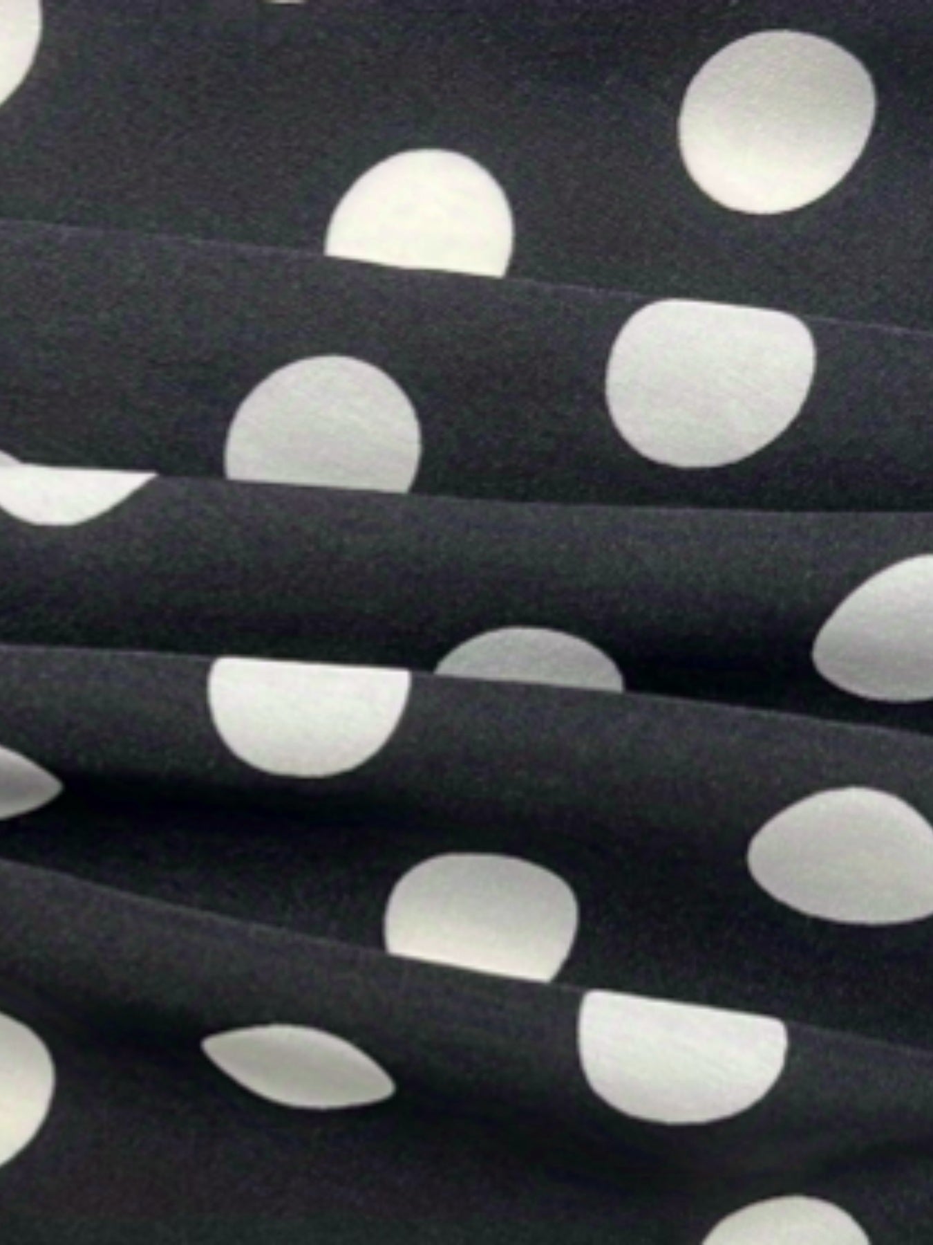 Polka Dot Print Round Neck A line Tank Dress