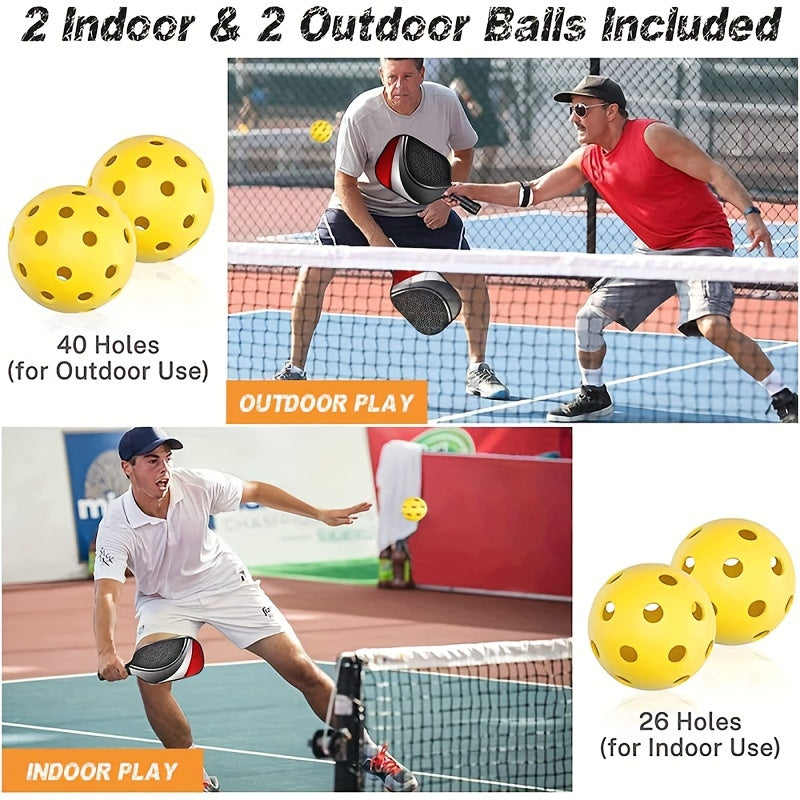 7pcs Pickleball Racket Set With Balls Outdoor Sports Beach Racket