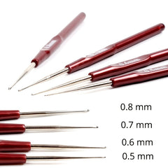 4pcs Hand Lace Crochet Hooks Knitting Tools Set