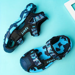 Boys Camo Beach Sandals - Closed Toe Summer Sandals