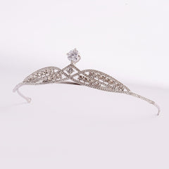 Crystal Wedding Headband Bride Tiara Crown Headwear