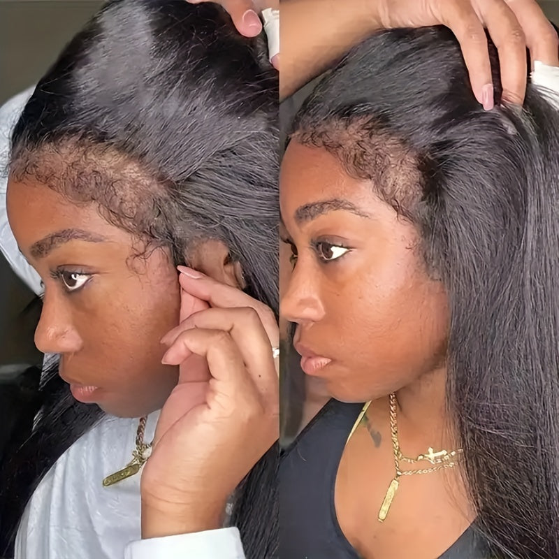 Glueless Kinky Curly 13x4 Lace Front Brazilian Hair Wig