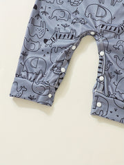Baby Boys Gift Soft Loungewear Set Long Sleeve Rompers 3pcs