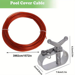 Pool Cover Cable And Winch 30 48 39 93 45 72meter
