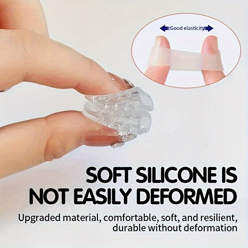 10pcs Unisex Silicone Toe Protective Cover Separation Waterproof