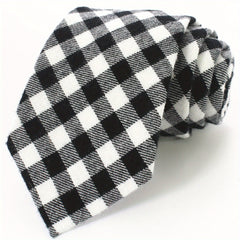 Men's Plaid Business Casual Tie Daily Working Accessories