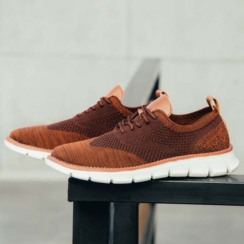 Men's Mesh Casual Oxford Sneakers Breathable Lightweight Shoes