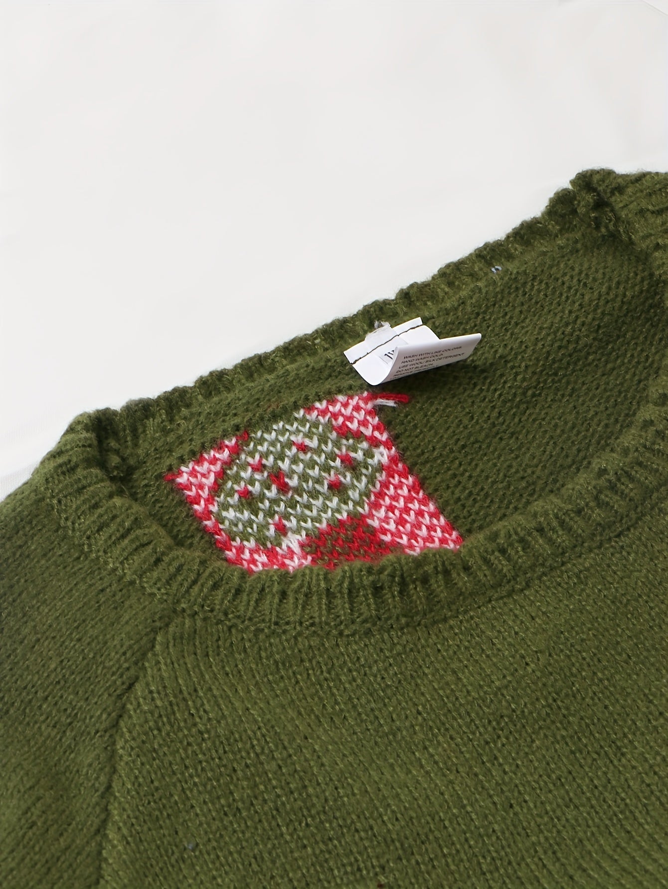 Y2K Mushroom Print Bell Sleeve Crop Sweater
