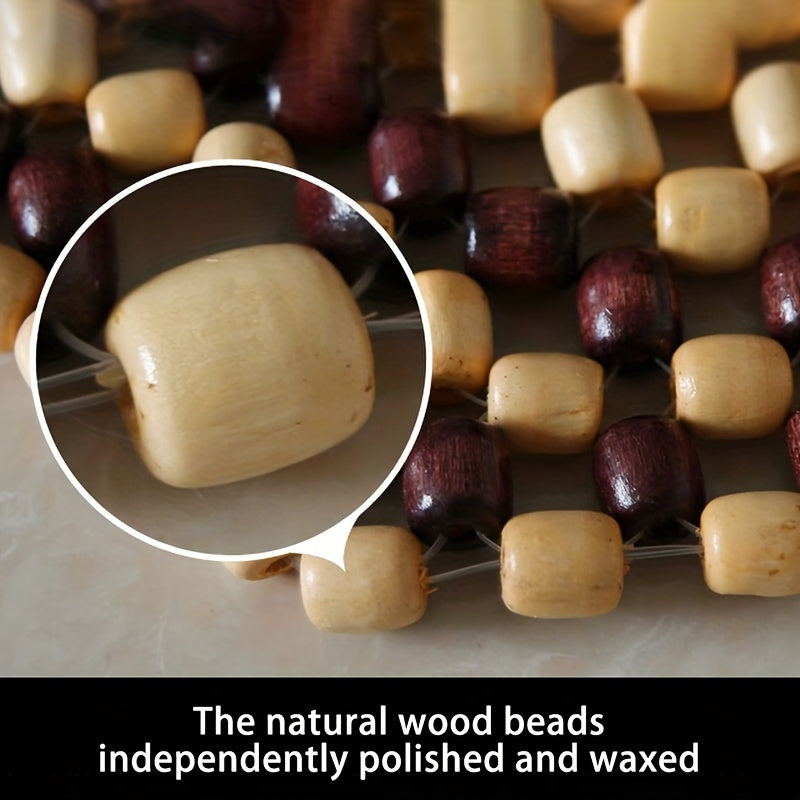 Car Wooden Bead Seat Cushion Universal Auto Seat Cover