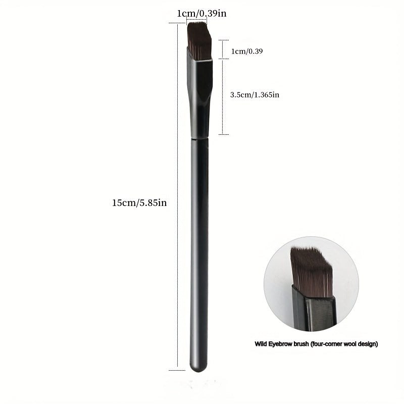 Square Flat Head Eyebrow Brush for Makeup Tool