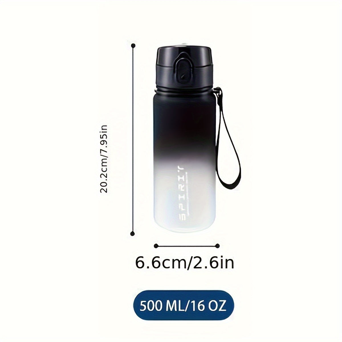 Leak Proof Plastic Water Bottle for Outdoor Sports - 1000ml