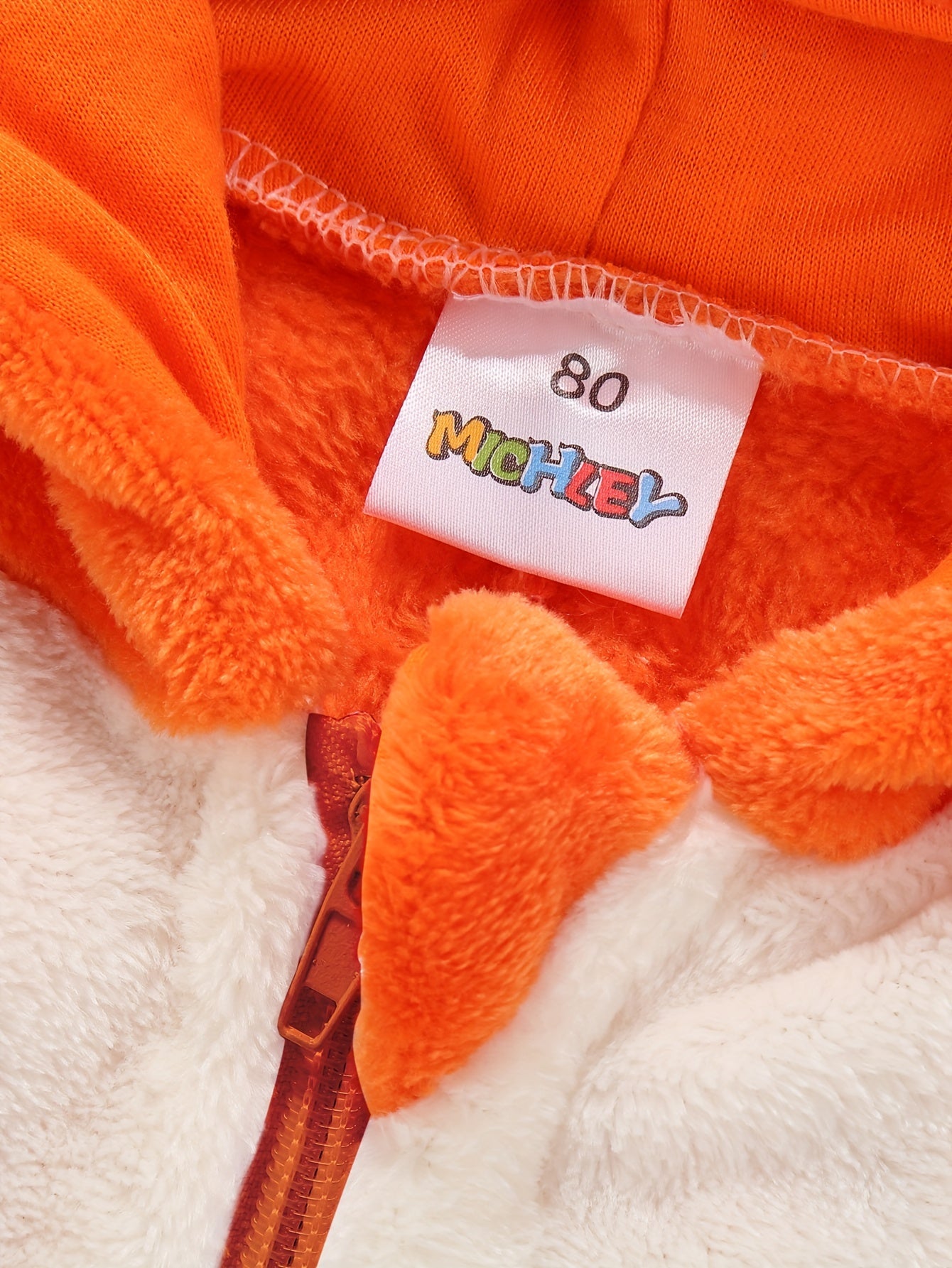 Baby Fox Flannel Romper Halloween Jumpsuit