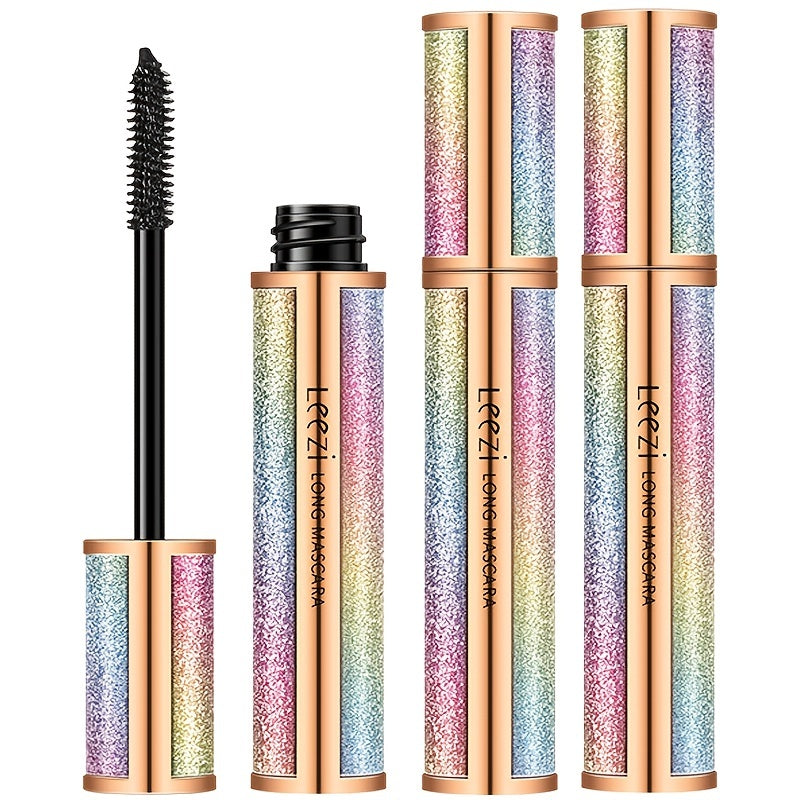 Waterproof 4D Fiber Mascara Long Lasting Smudge Proof Natural Thickening