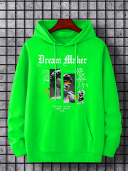David Statue Print Hoodie Men's Casual Pullover Sweatshirt