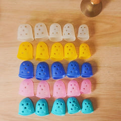 5pcs Silicone Finger Protectors for String Instrument Beginners