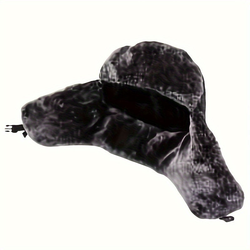 Winter Trapper Hat With Face Cover Windproof Warm Hat