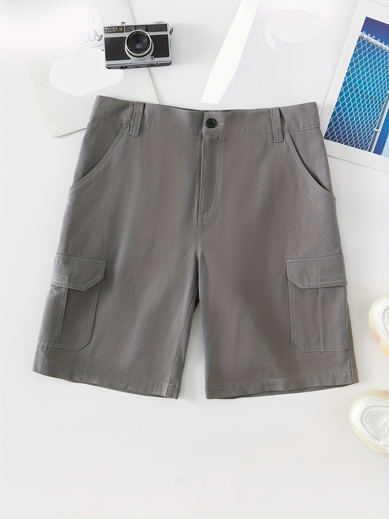 Men's Cargo Shorts with Pockets for Summer Wear