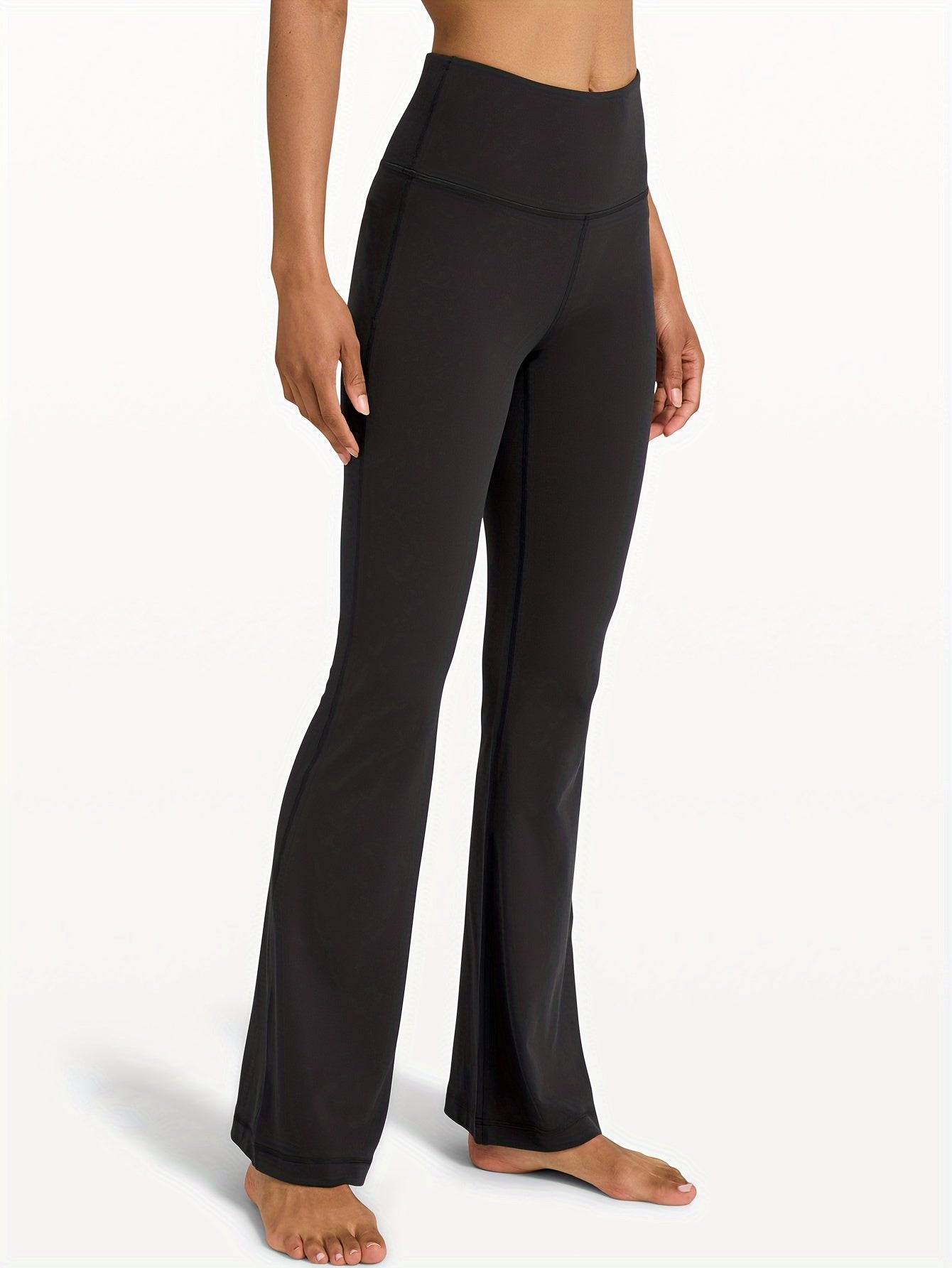 Seamless Yoga Flared Leggings Fitness Sports Bootcut Pants