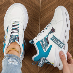 High Top Women's Platform Athletic Shoes Lace Up Basketball Sneakers
