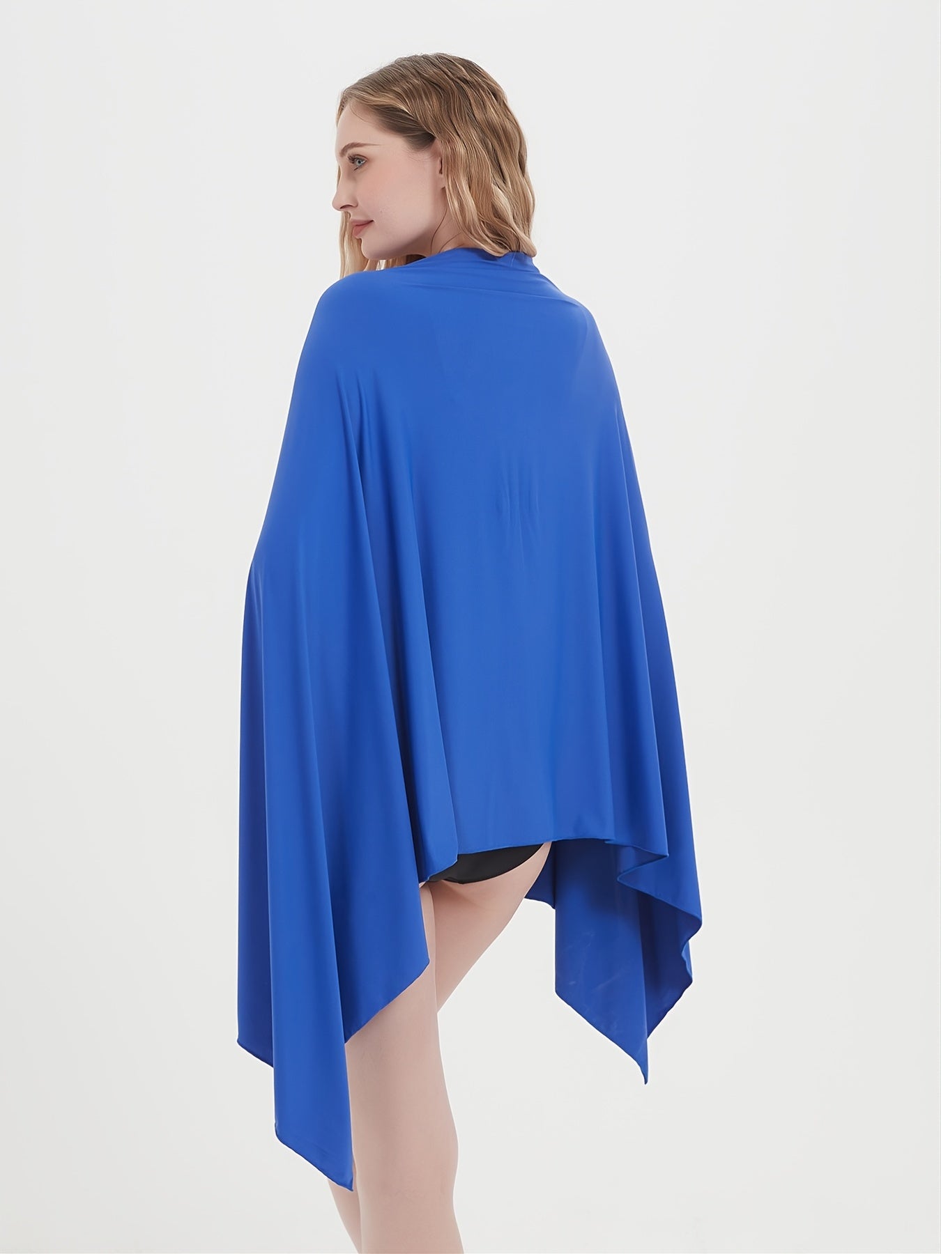 Versatile Beach Wrap & Shawl Women's Swimwear - Royal Long Wrap