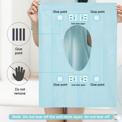 10pcs Disposable Toilet Seat Covers for Travel, RVs, Public Toilets