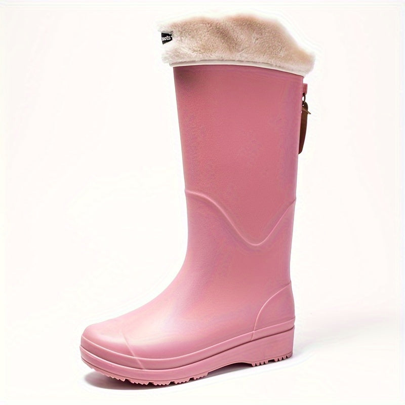 Warm Rain Shoes Camping Rain Boots Outdoor Waterproof Water Shoes