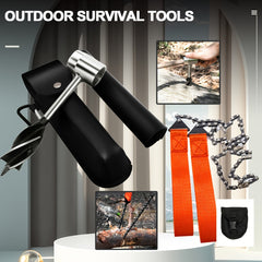 Outdoor Survival Equipment Set with Drill and Scroll Saw