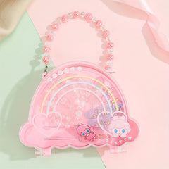 Kids Seashell Hair Clip Jewelry Set with Tote Bag