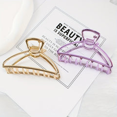 Metal Hair Claw Shark Claw Ponytail Holder Hair Accessories For Women