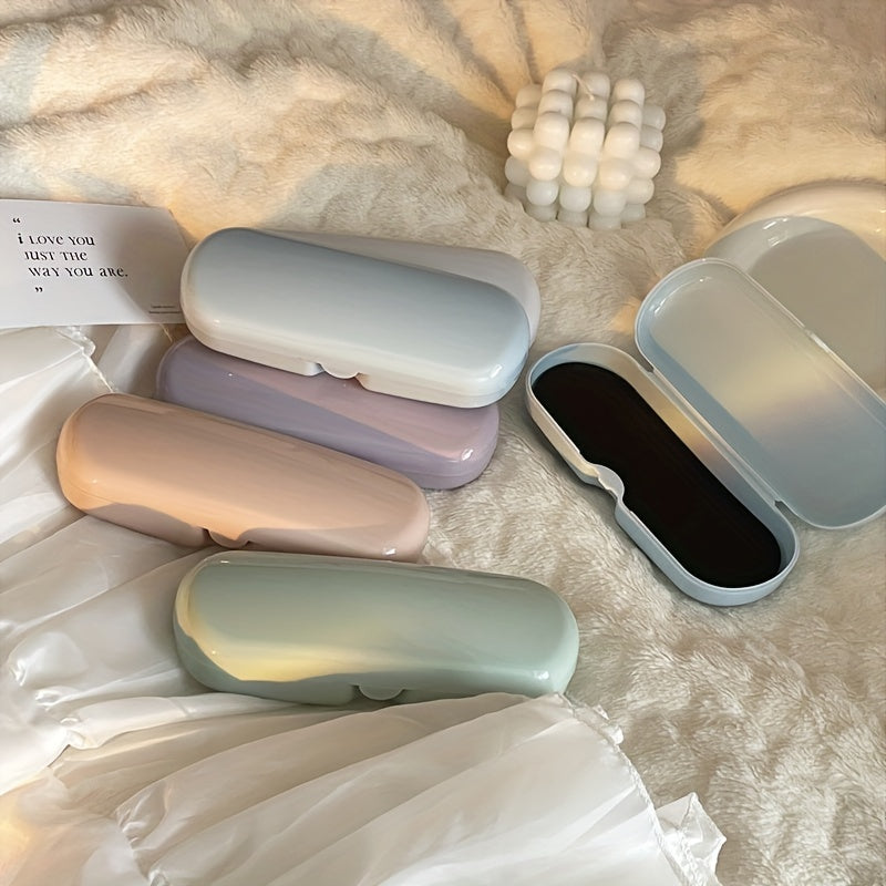 Cream Glasses Case Hard Shell Sunglasses Storage