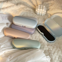Cream Glasses Case Hard Shell Sunglasses Storage