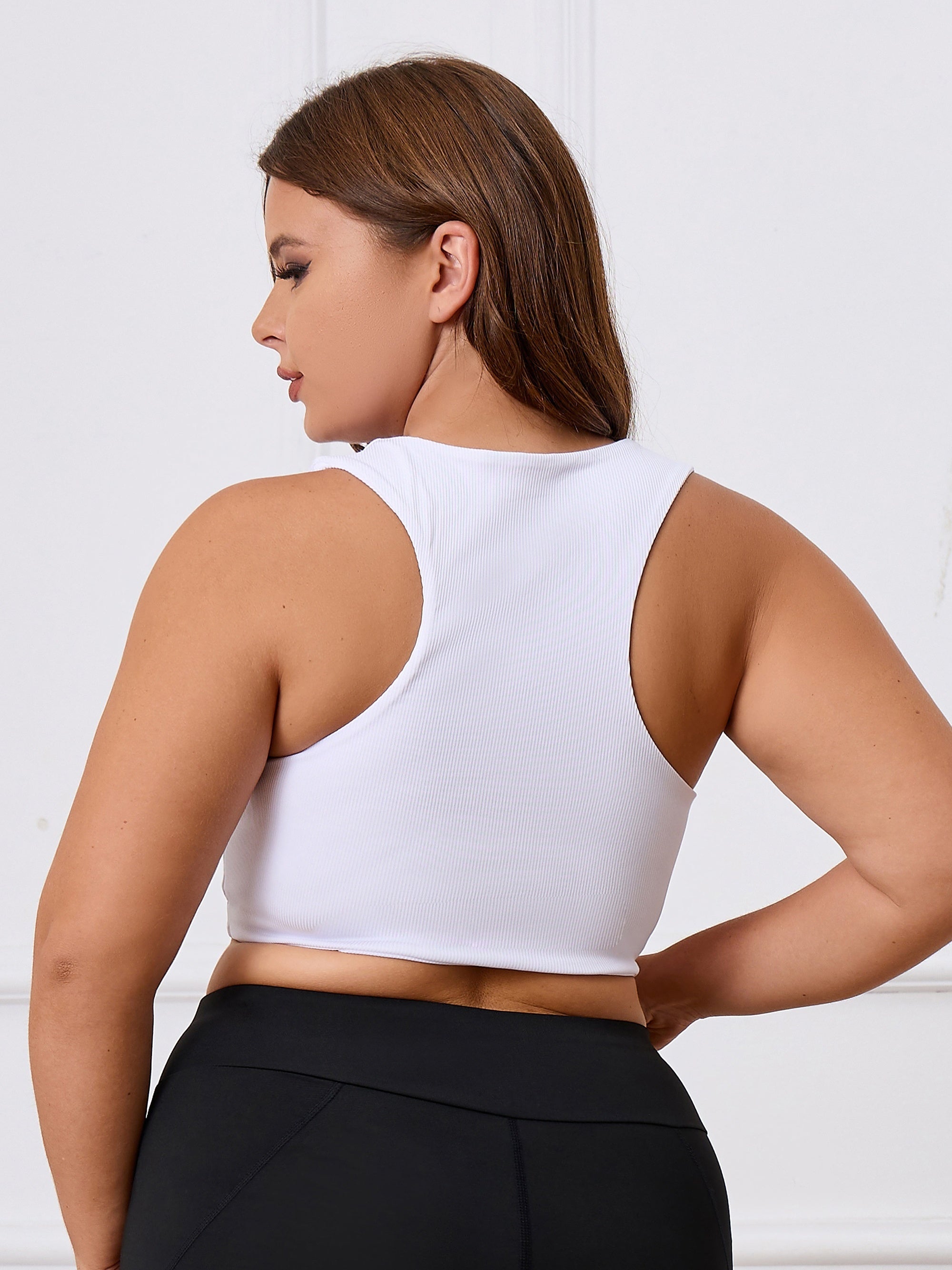 Seamless Racer Back High Stretch Sports Bra