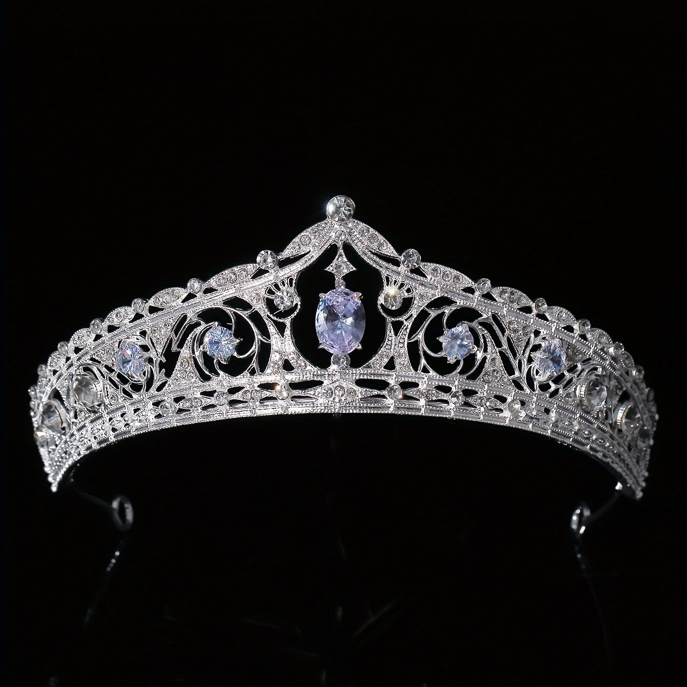 Bridal Rhinestone Crystal Crown Tiara Wedding Hair Accessories