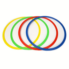 12pcs Colorful Toss Rings for Agility Practice Indoor/Outdoor Play