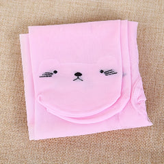 Girls Pink Cat Stylish Pantyhose Dot Pattern Dress Tights