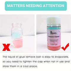 Eyelash Glue Cleaner Tool - Tweezers Cleaner Glue Remover