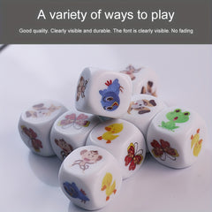 2pcs Board Game Dices Fun for Family Gatherings