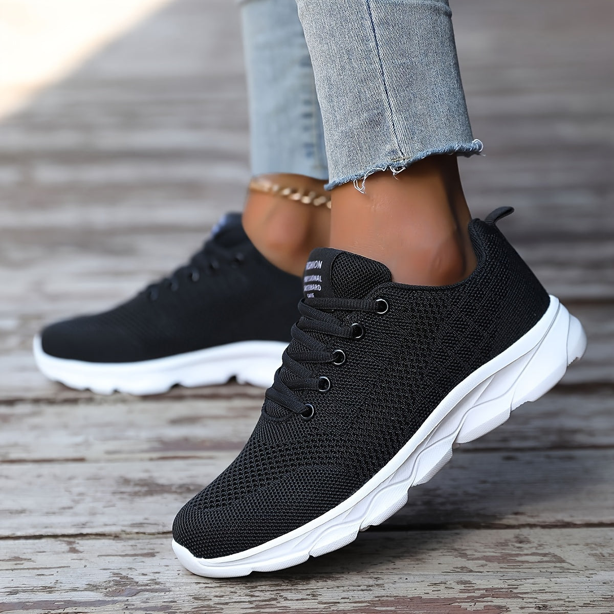 Breathable Low Top Sneakers Running Shoes Women's Footwear