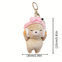 Plush Pig Cat Claw Doll Keychain Pendant Toy Gift
