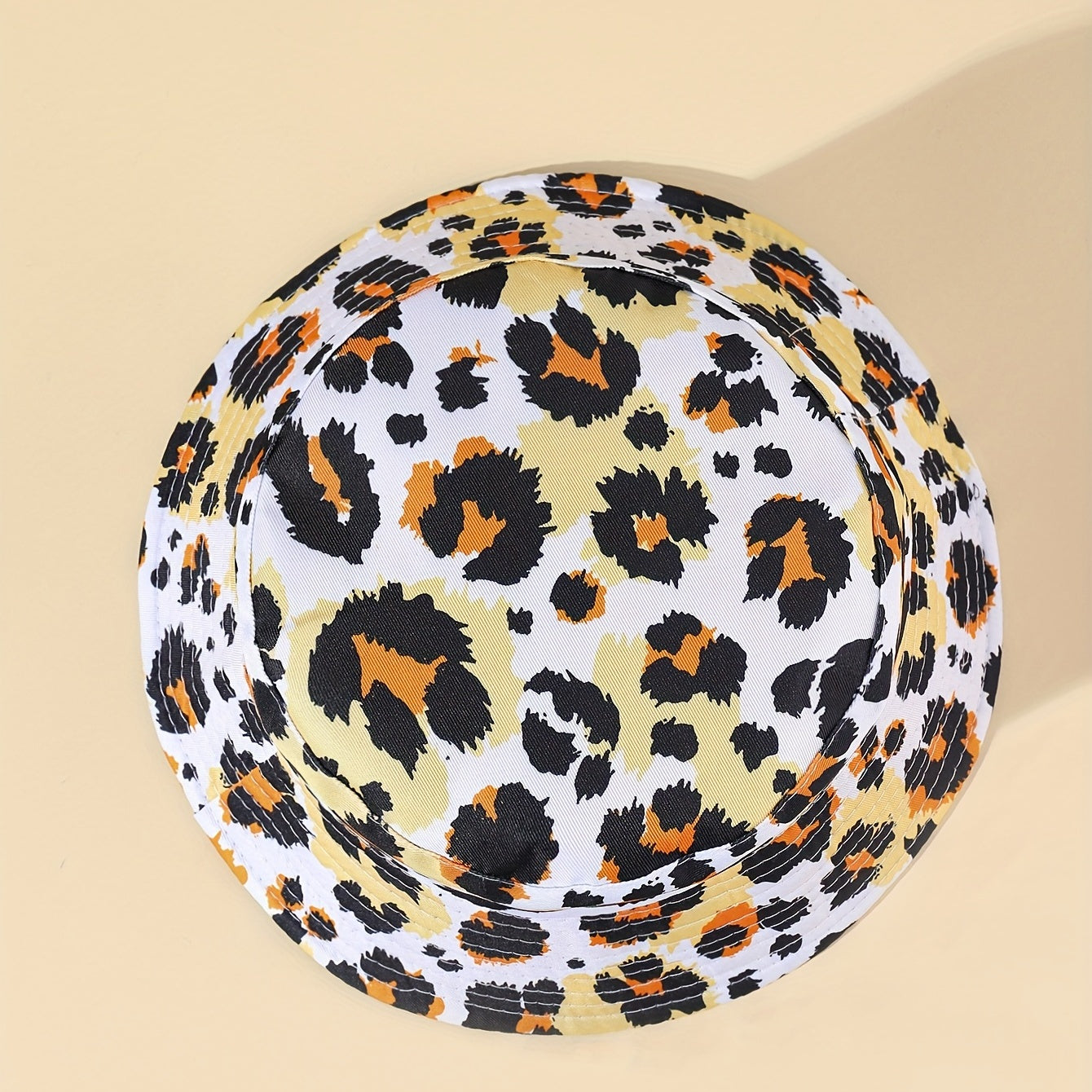 Leopard Print Bucket Hat Lightweight Casual Basin Hat