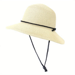Women's Straw Sun Hat Wide Brim UV Protection