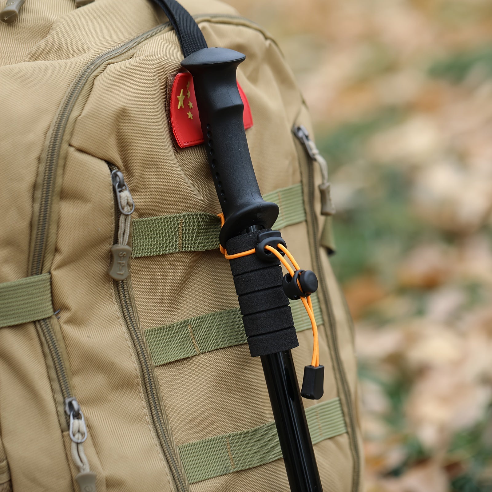Bungee Cord Tarp Canopy Tie Down Walking Stick Holder Elastic Rope