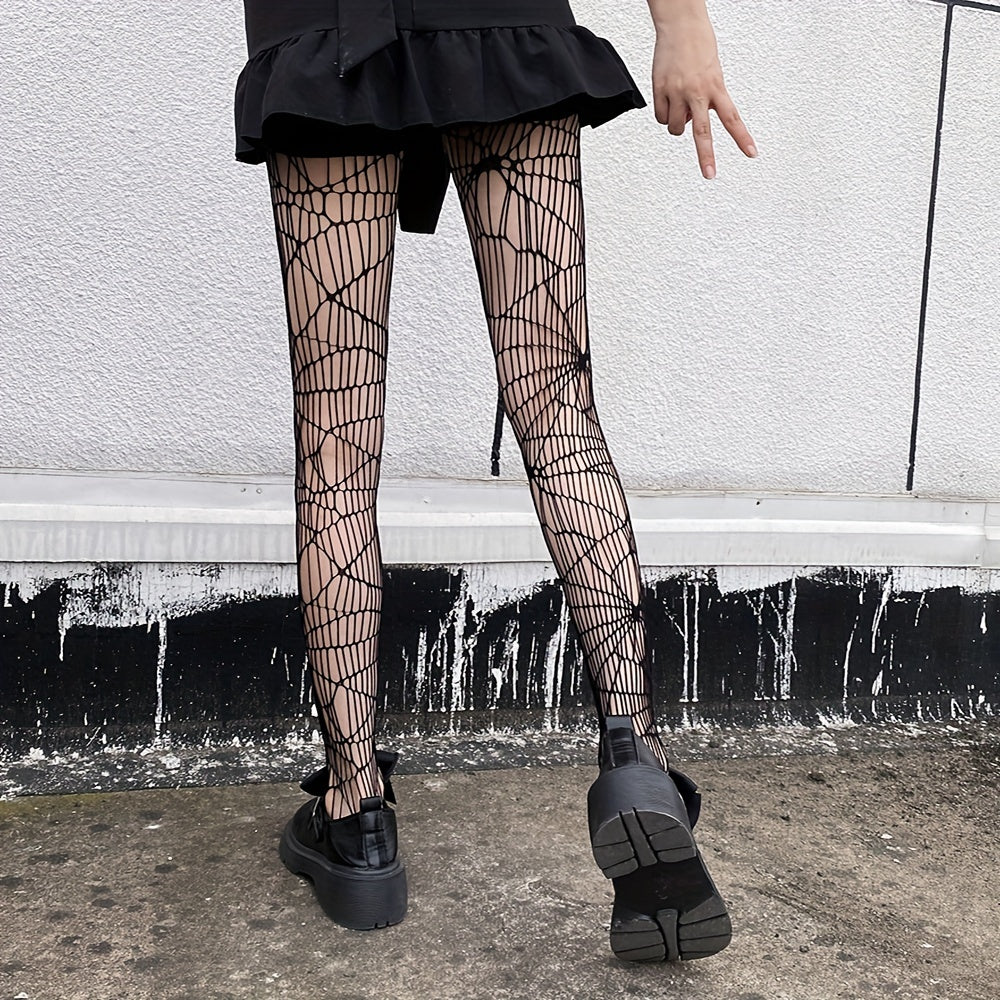 Fishnet Tights High Waist Mesh Pantyhose Women's Stockings